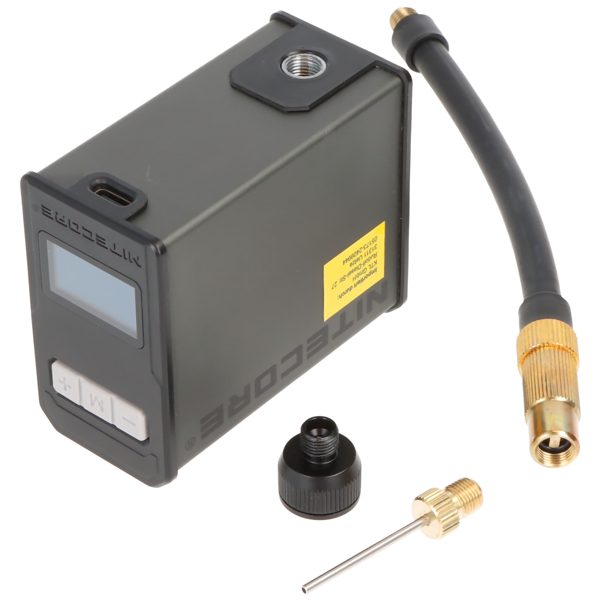 Nitecore EBP10 Pompe à air électrique portable, idéale pour les pneus de vélo et autres articles gonflables