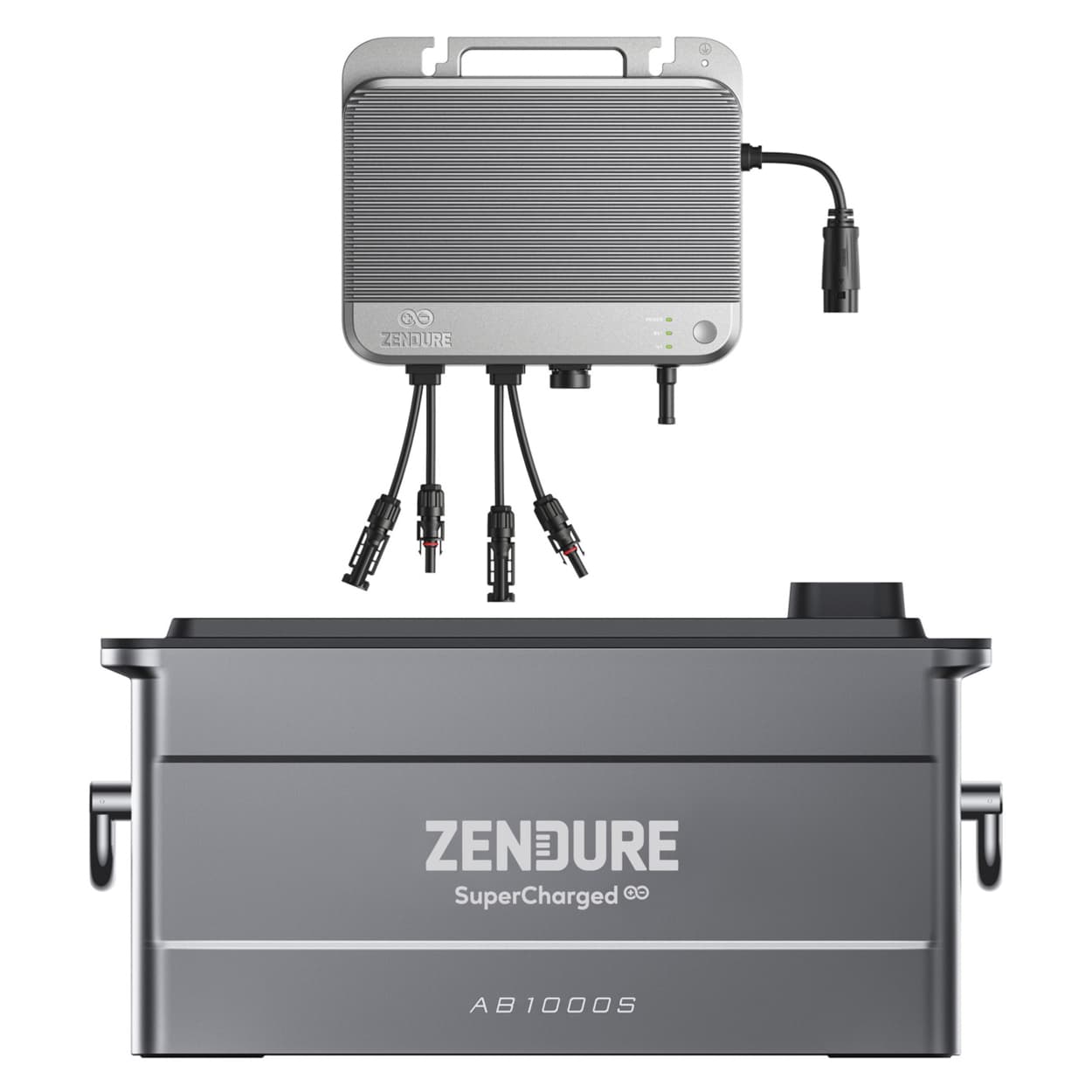 Zendure SolarFlow 800 + batterie d'extension AB1000S – votre centrale électrique de balcon intelligente avec solution de stockage; ZDSF800-gy-eu