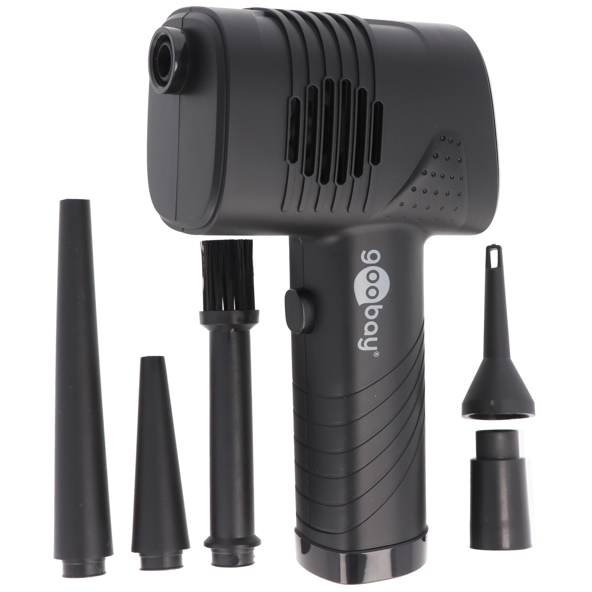 Souffleur de poussière électrique Goobay avec câble de charge USB-C Li-ion 10.8V 2000mAh
