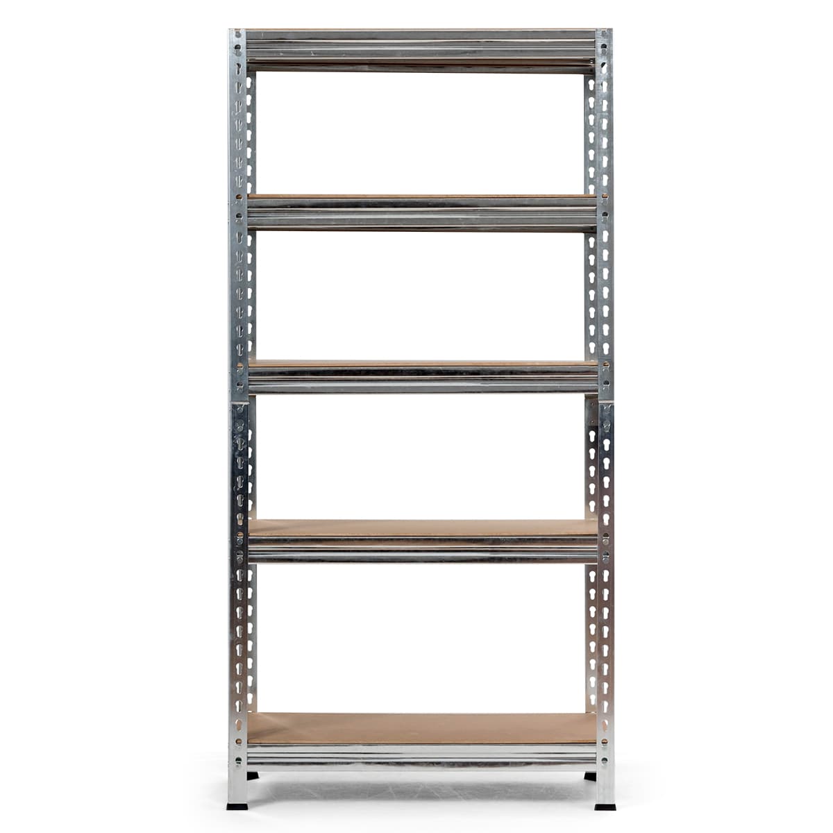 Étagères de Rangement En Métal à 5 Niveaux Support Industriel Robuste avec Etagères Réglables Etagèr